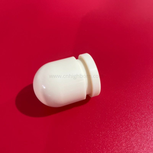 Abgerundeter Kopf aus Zirkonoxidkeramik, Positionierungsstift, Druckkopf aus Keramik