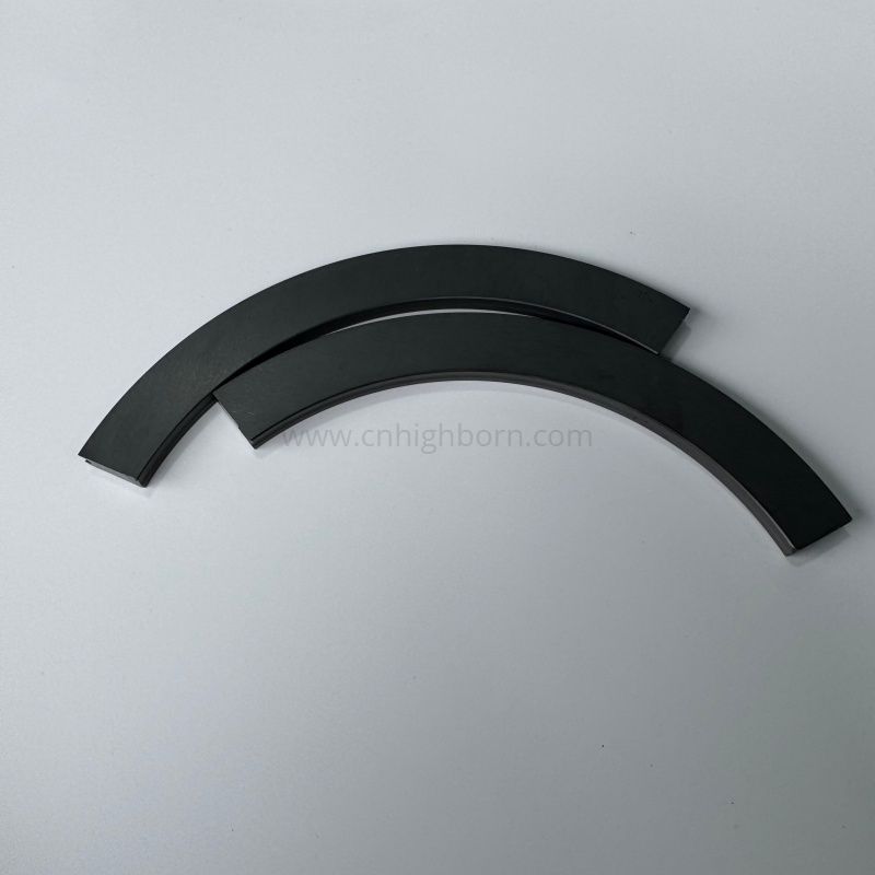 Fein polierte Hochtemperatur -Silizium -Carbid -Keramikplatte Ssic Ceramic Board 