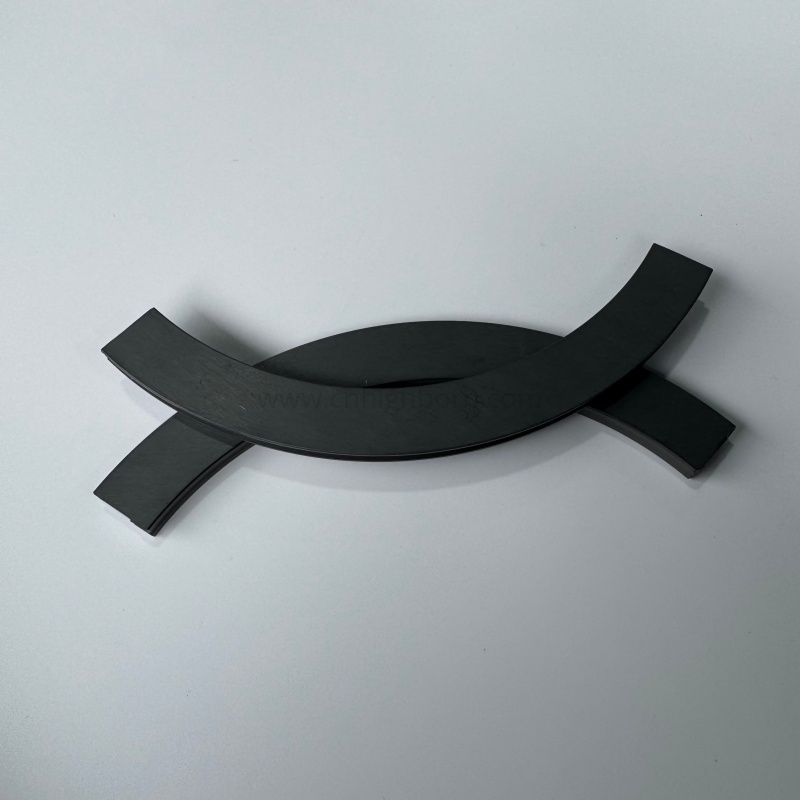 Fein polierte Hochtemperatur -Silizium -Carbid -Keramikplatte Ssic Ceramic Board 