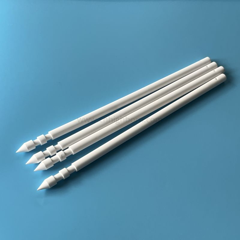 Kundenspezifischer Zeigerstab aus Aluminiumoxid-Al2O3-Keramik für den Brenner