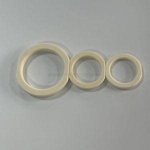 Maßgeschneiderte Ringscheibenscheibe aus polierter Aluminiumoxid-Al2O3-Keramik