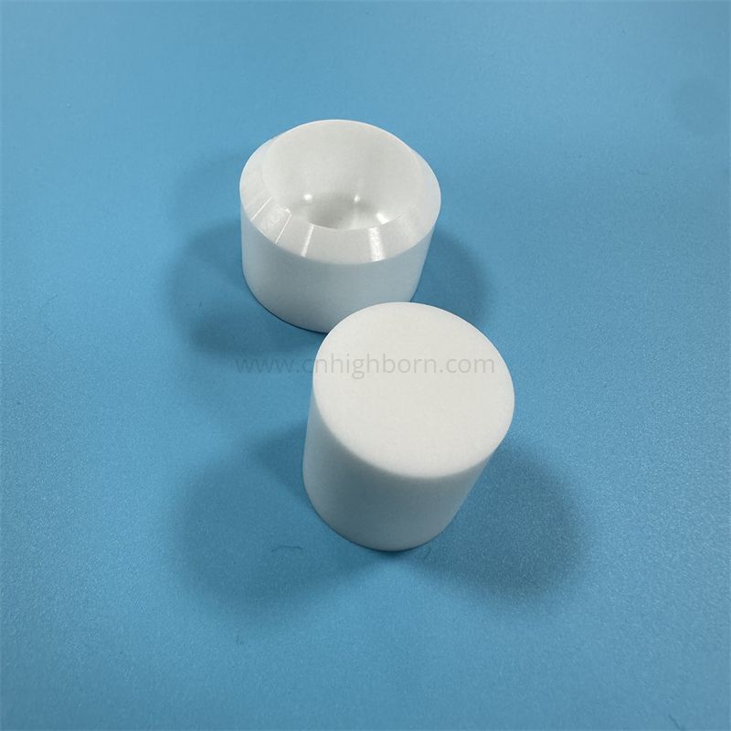 Industriekeramik kundenspezifischer Isolator-Zirkonoxidglas-ZrO2-Topf