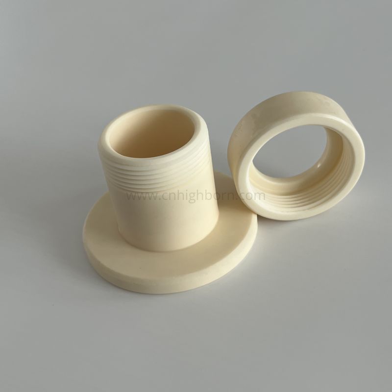 Hochtemperatur-Al2O3-Aluminiumoxid-Isolator-Keramikanschluss mit Gewinde