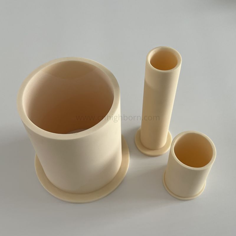 99 % Al2O3-Keramikrohr, industrielles Aluminiumoxid-Flanschrohr